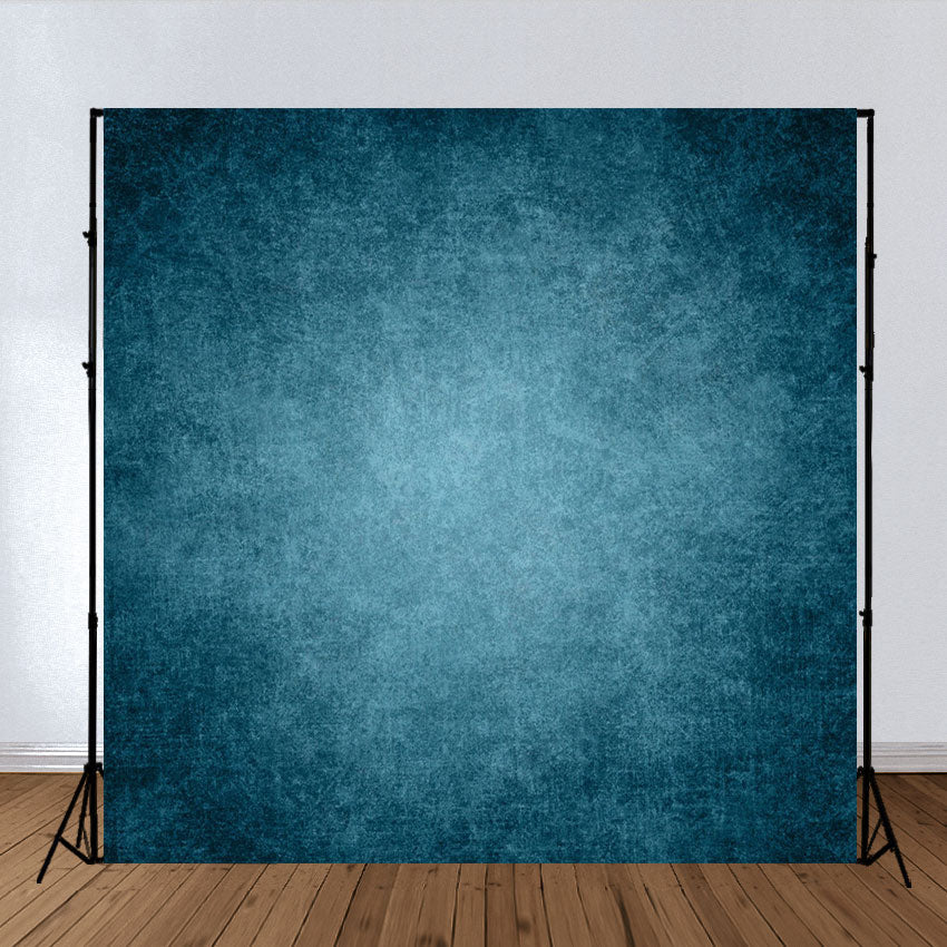 Toile de fond de stand de photographie gris bleu abstrait pour portrait