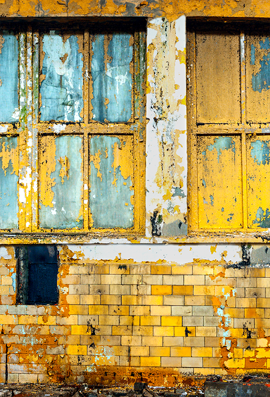 Toile de fond d'usine industrielle polluée grunge pour la photographie SBH0184