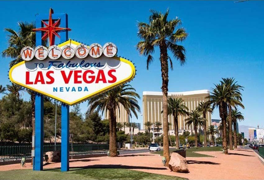 Toile de fond de plage d'été à thème de Las Vegas pour la photographie de fête