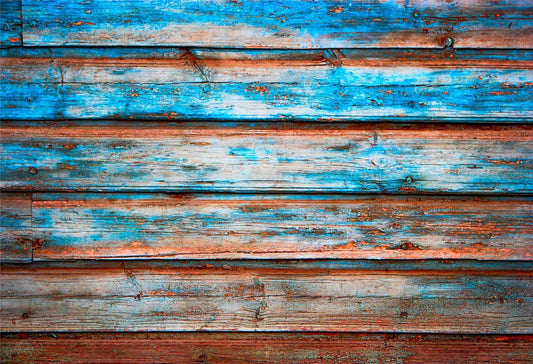 Toile de fond de photomaton de mur en bois rétro de rouille pour la fête