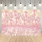 Toile de fond de rose or ballon décorations photo pour filles anniversaire bébé et fête de mariée