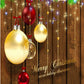 Toile de fond décors de photo de Noël en bois brun foncé