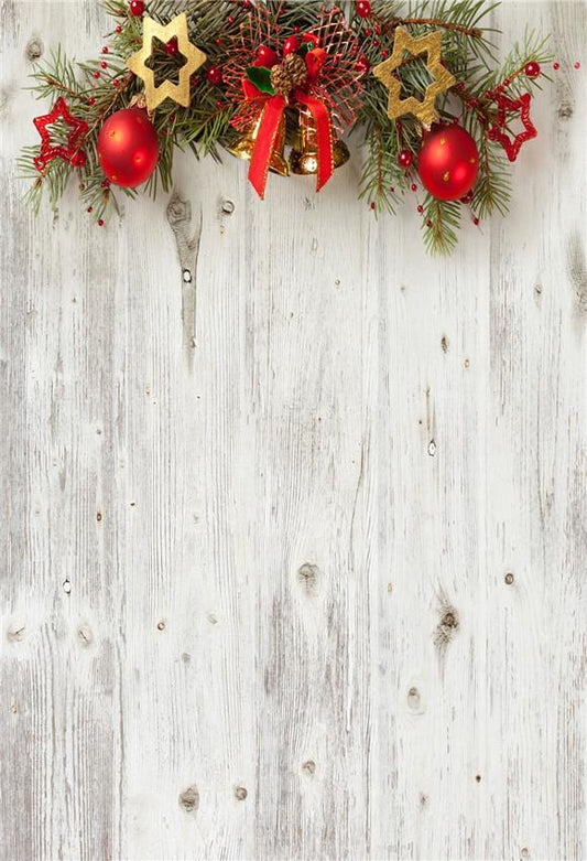 Toile de fond de Noël en bois beige pour la fête