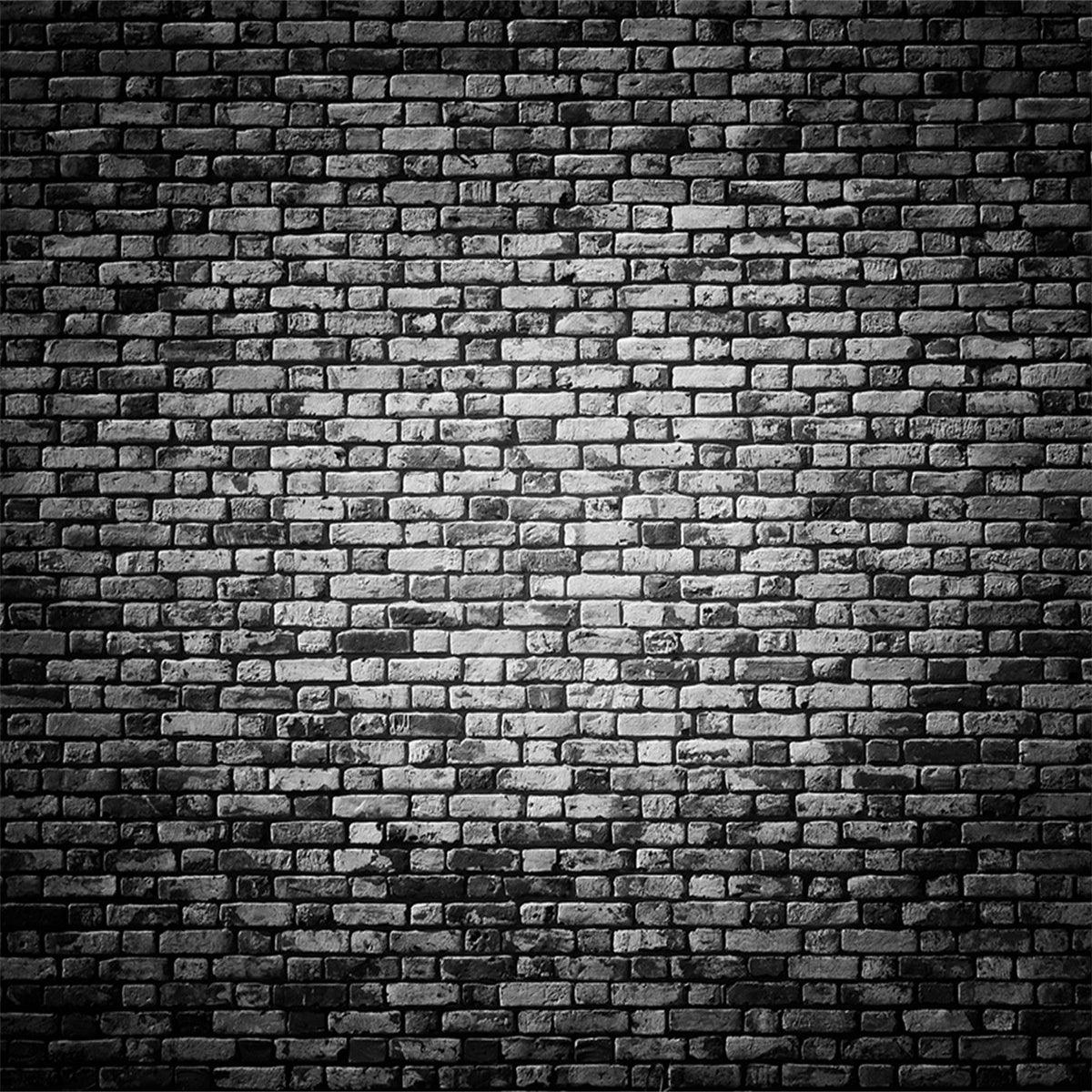 Toile de fond de photographie de mur de lumière blanche de brique noire