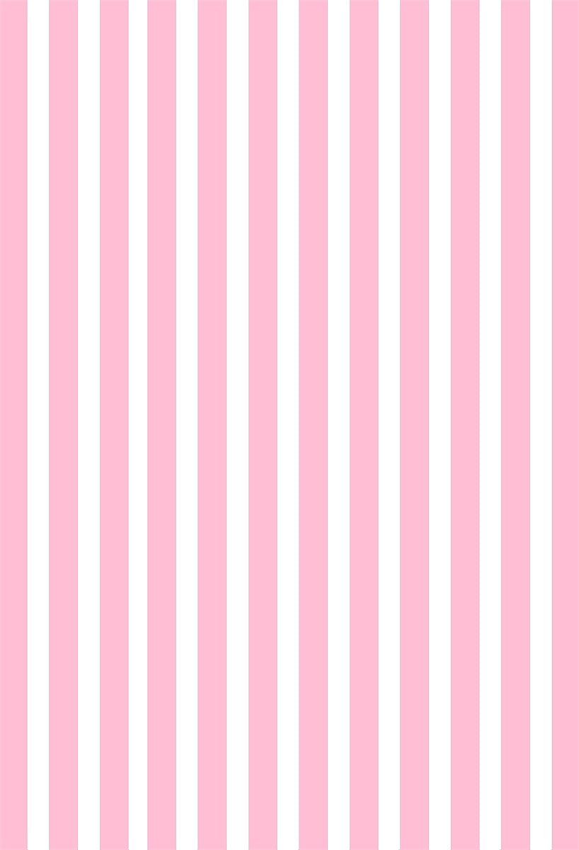 Baby Pink and White Stripes Fabric Backdrops