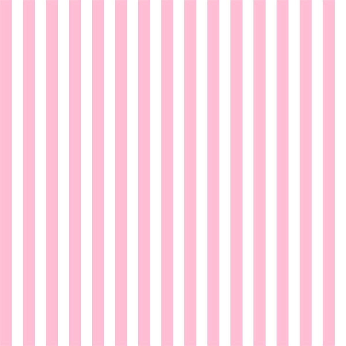 Baby Pink and White Stripes Fabric Backdrops