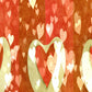 Toile de fond décors de coeur de mariage rouge Saint-Valentin